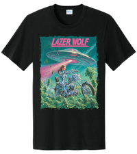 LAZER WOLF UFO TEE included in the Drop Box